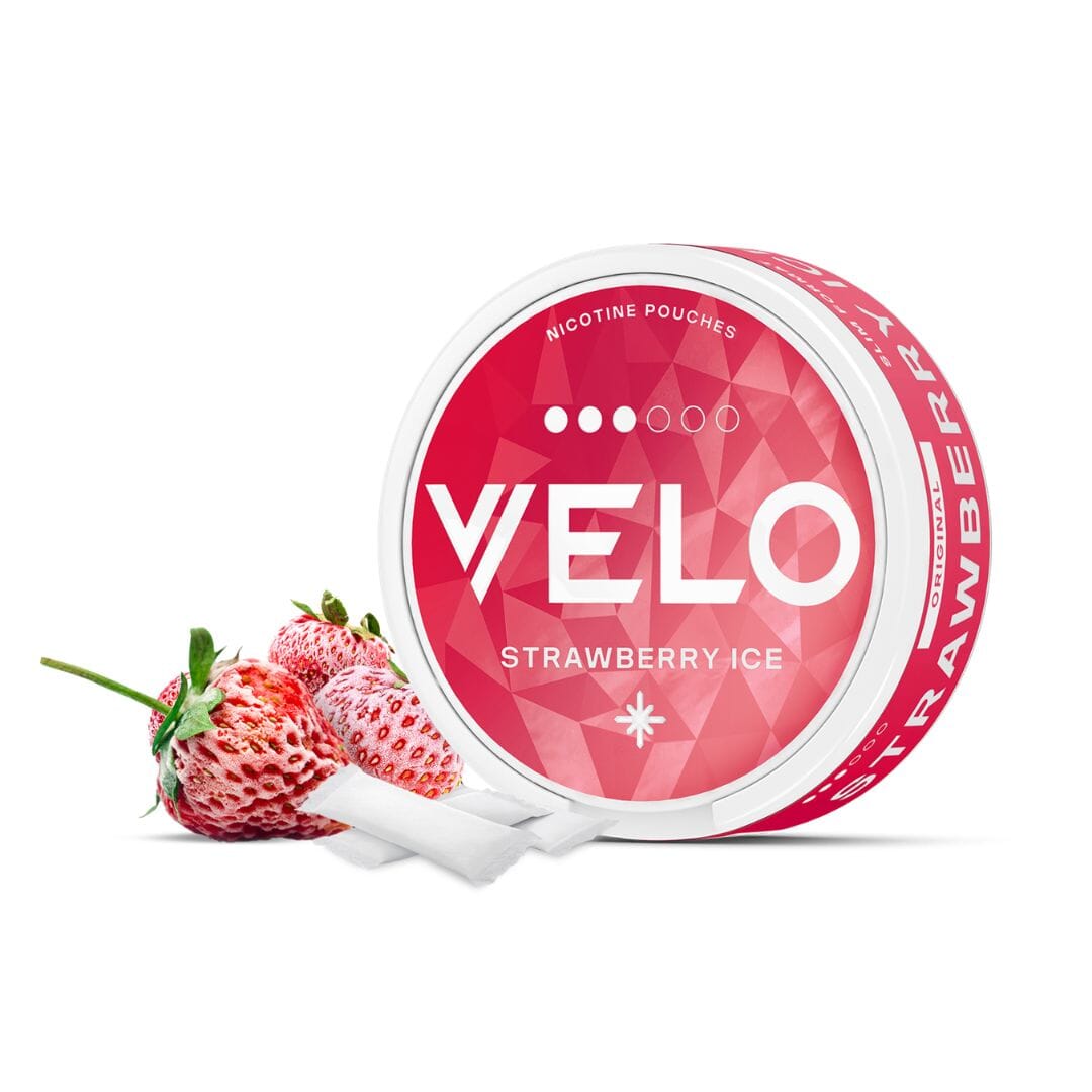 Velo Slim Nicotine Pouches Strawberry Ice 10mg 