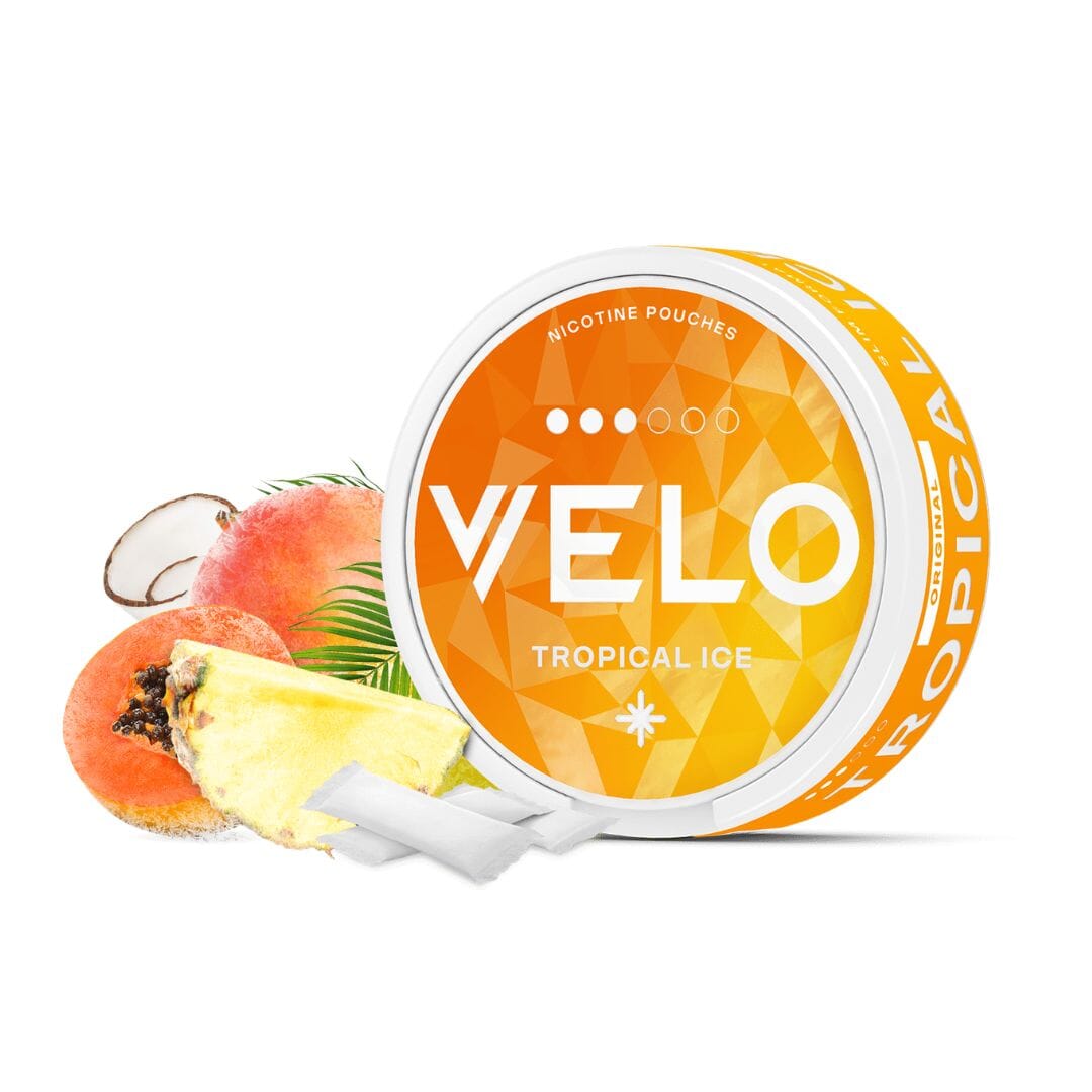 Velo Slim Nicotine Pouches Tropical Ice 10mg 