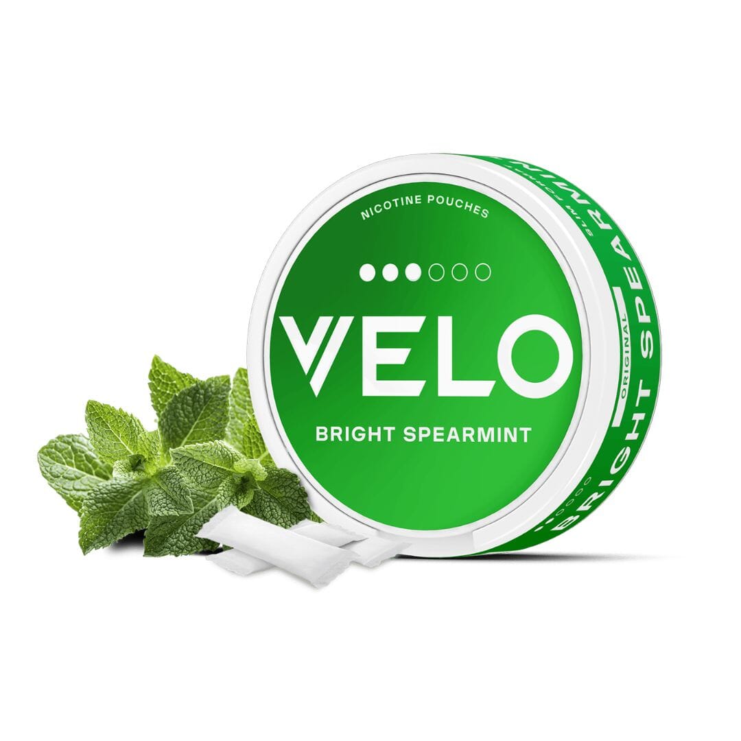 Velo Slim Nicotine Pouches Bright Spearmint 10mg 