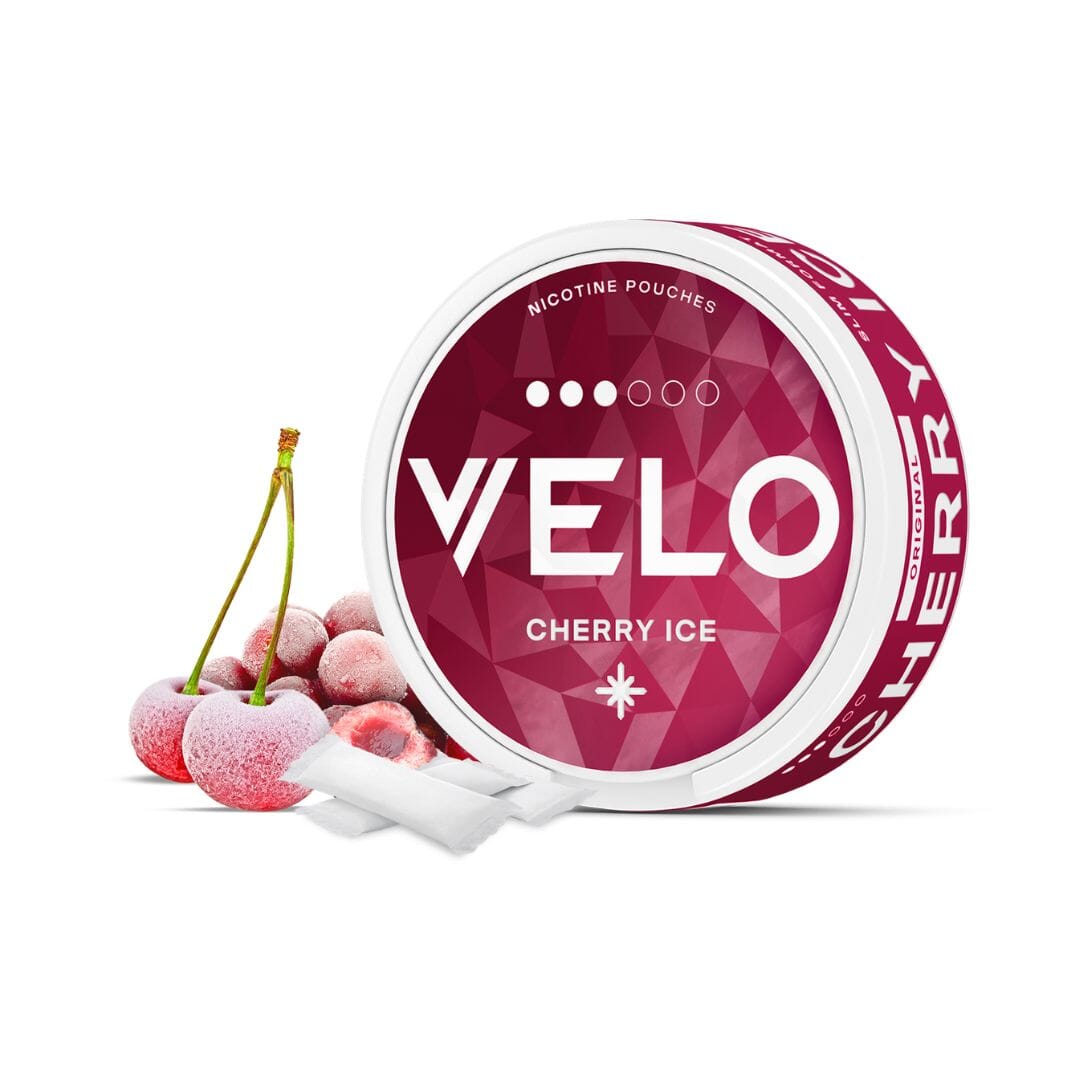Velo Slim Nicotine Pouches Cherry Ice 10mg 