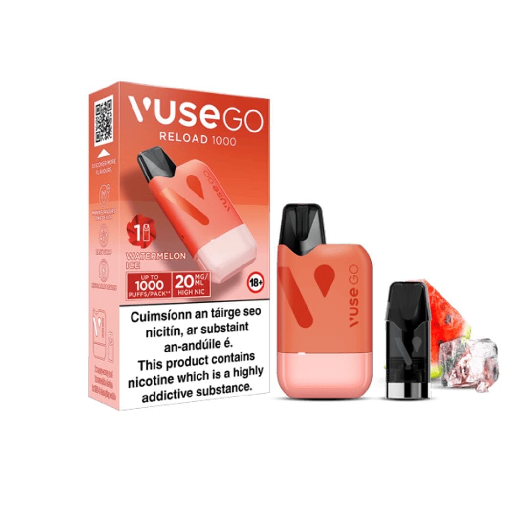 VUSE GO Reload 1000 Kit Watermelon Ice Kit (Orange) 