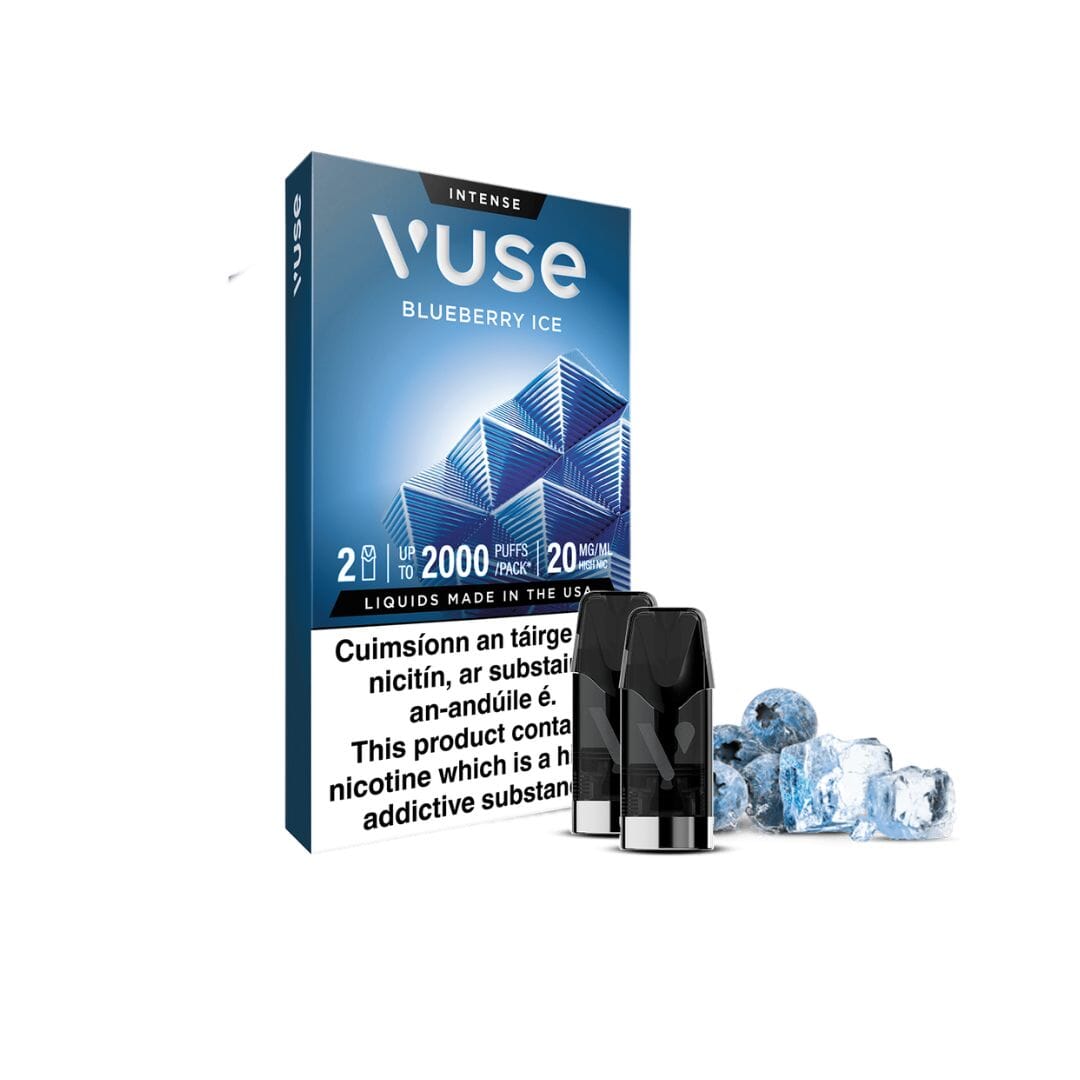 VUSE Extra Intense ePod Cartridges Blueberry Ice 20MG - High Nicotine 