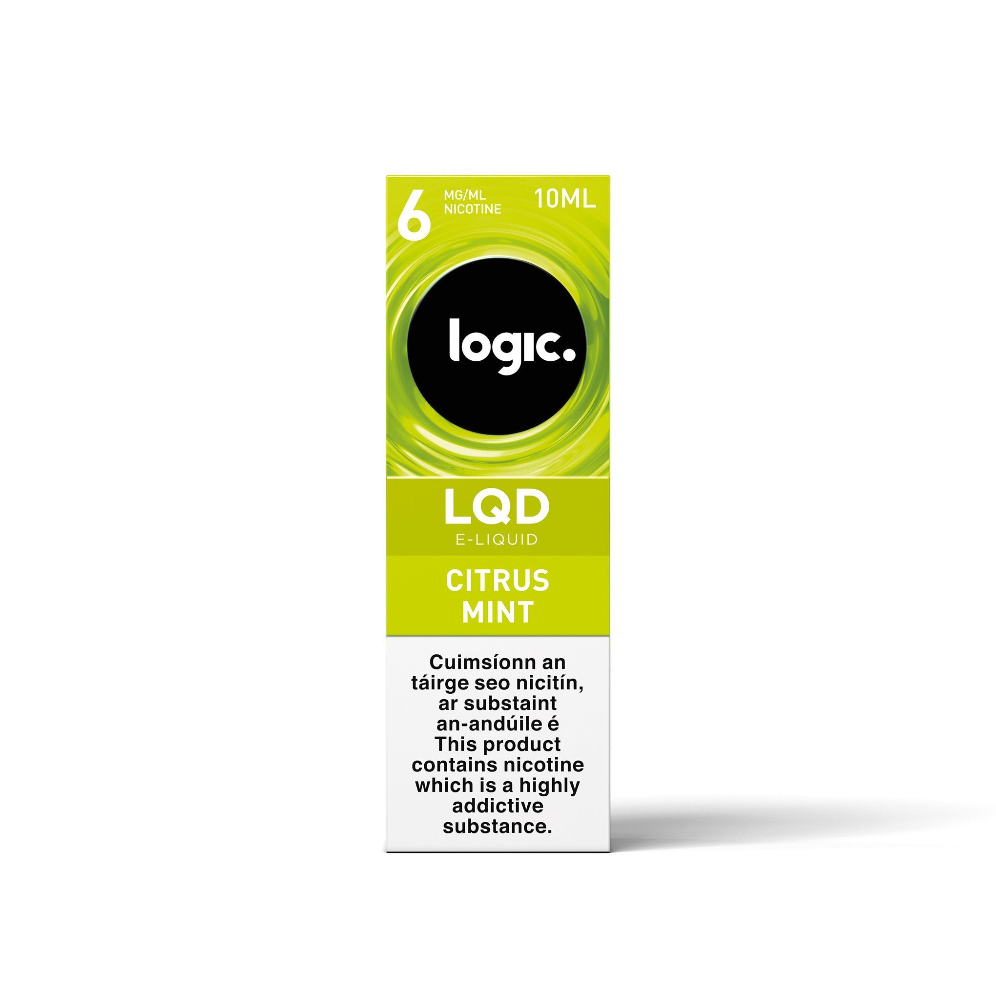 Logic LQD E-Liquid Citrus Mint 6MG- Low Nicotine
