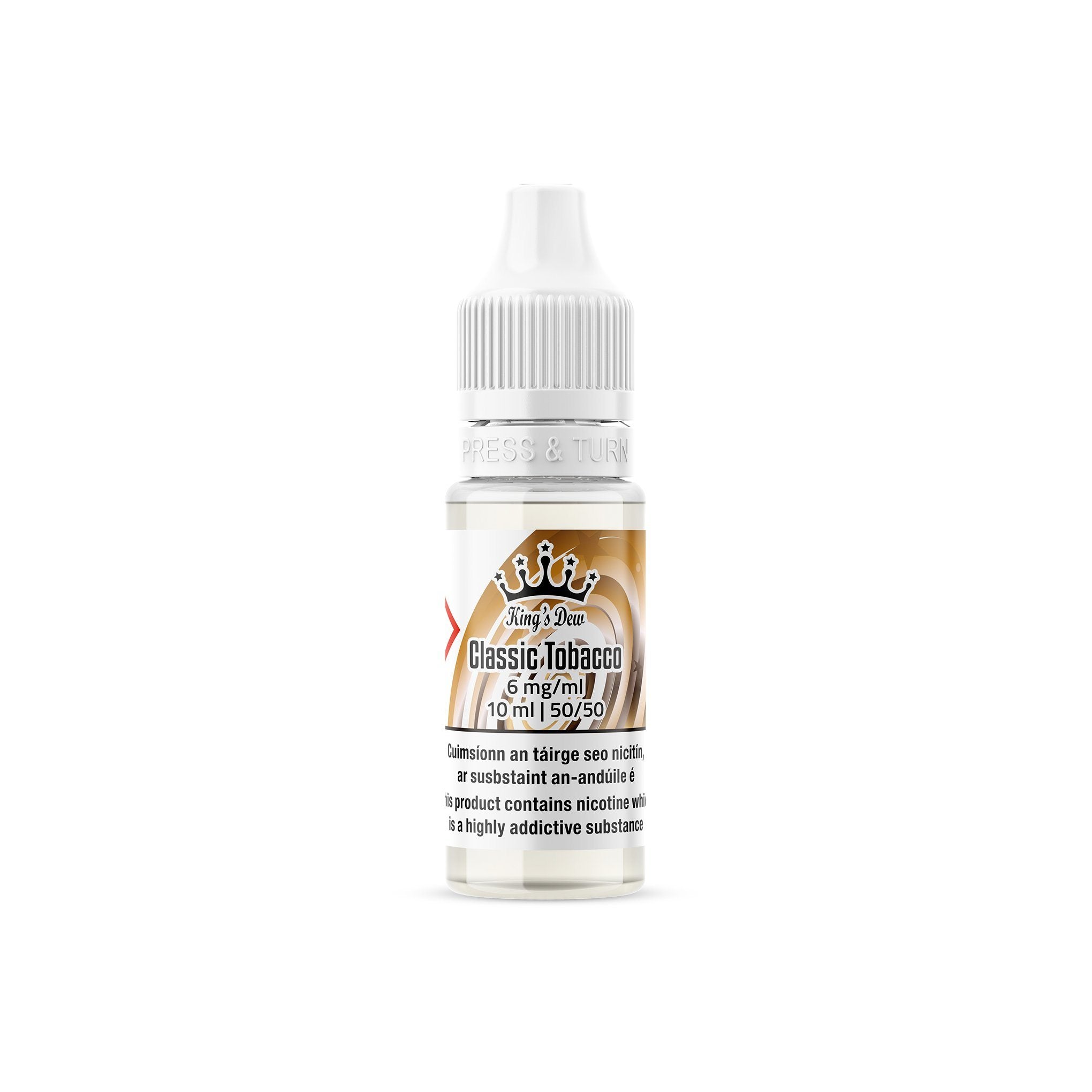 King's Dew E-Liquid Classic Tobacco 6MG - Low Nicotine