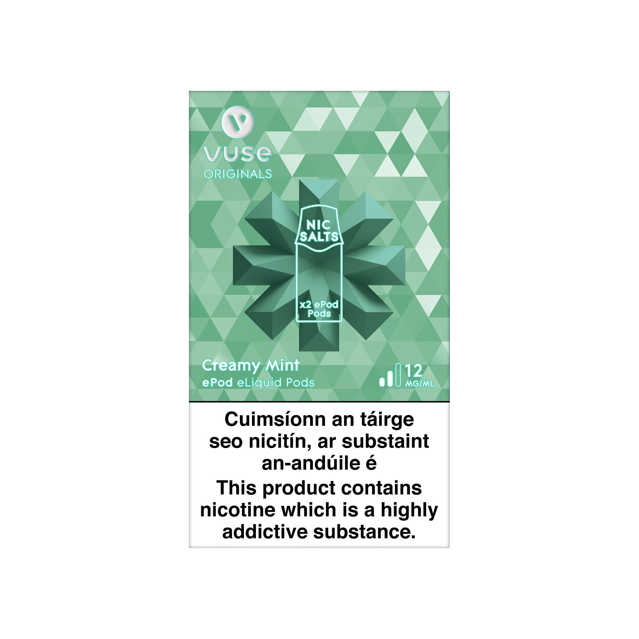 VUSE ePod Cartridges Creamy Mint 12MG vPro - Medium Nicotine 