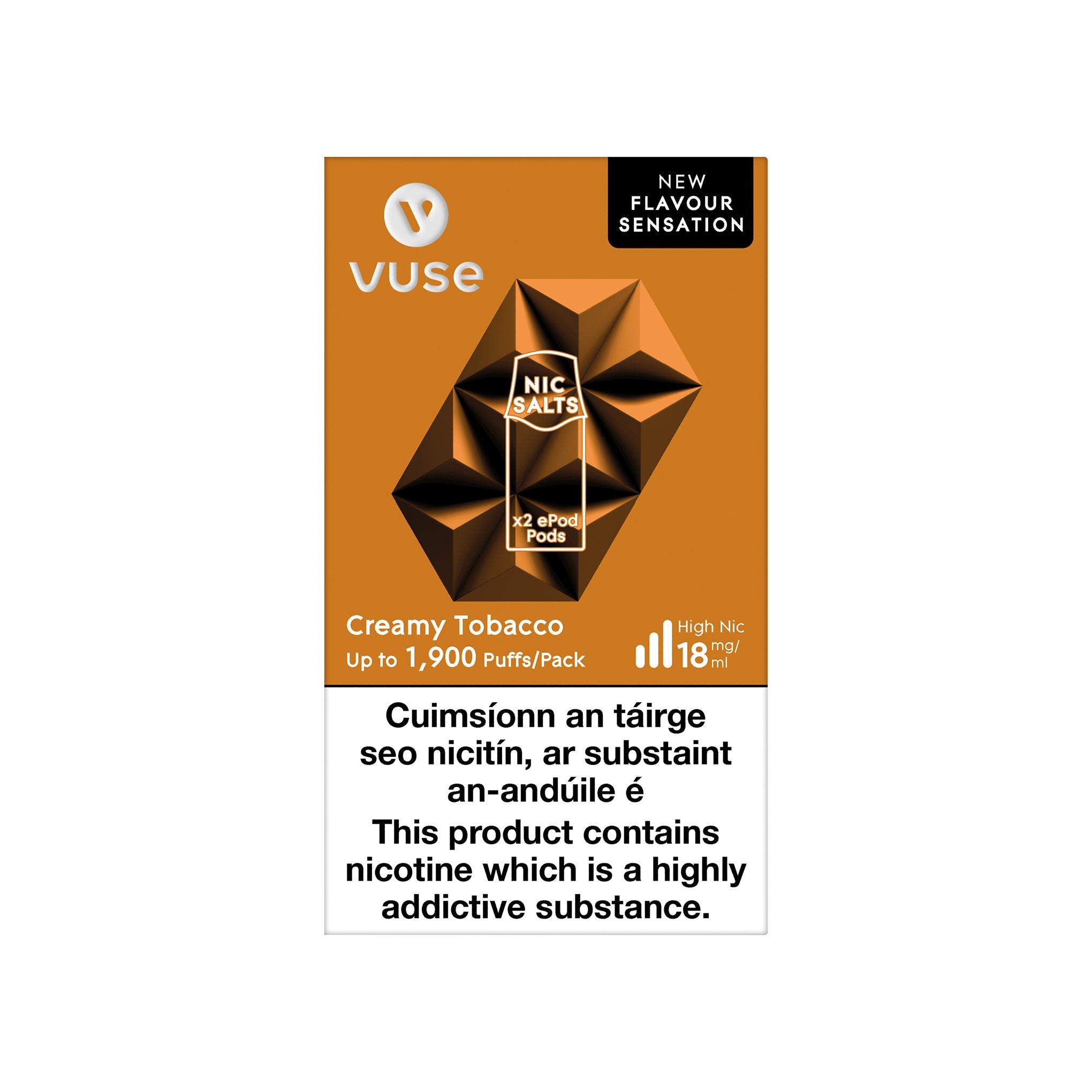 VUSE ePod Cartridges Creamy Tobacco 18MG vPro - High Nicotine 