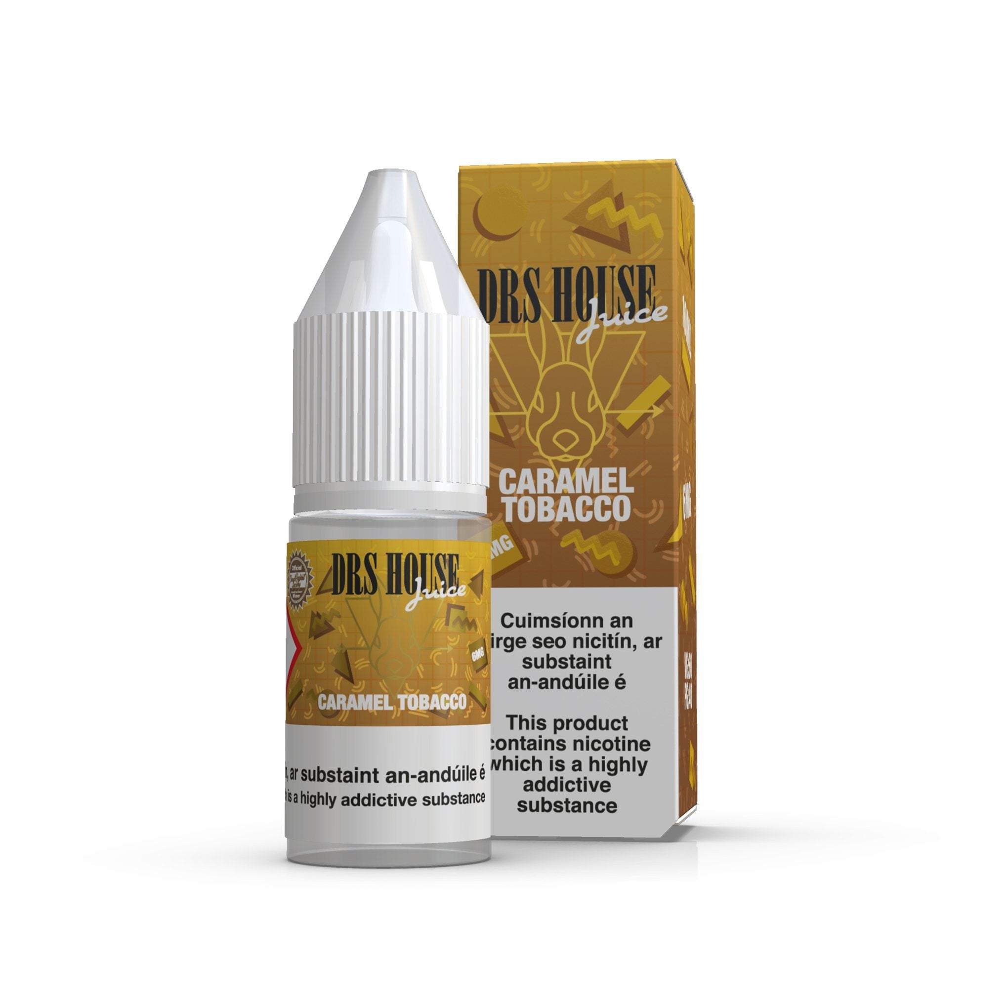 DRS House E-Liquid Caramel Tobacco 6MG- Low Nicotine