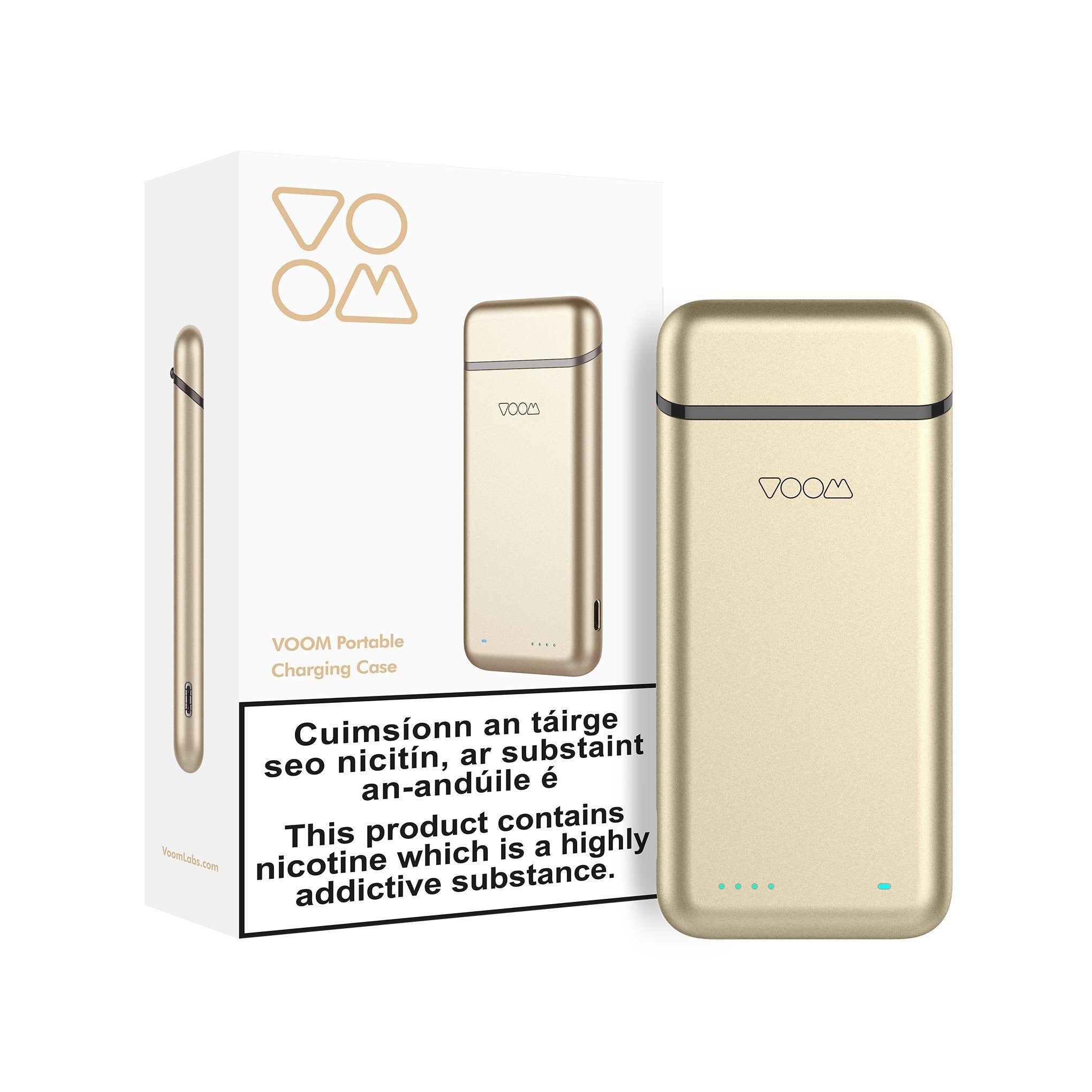 VOOM Portable Charging Case Gold