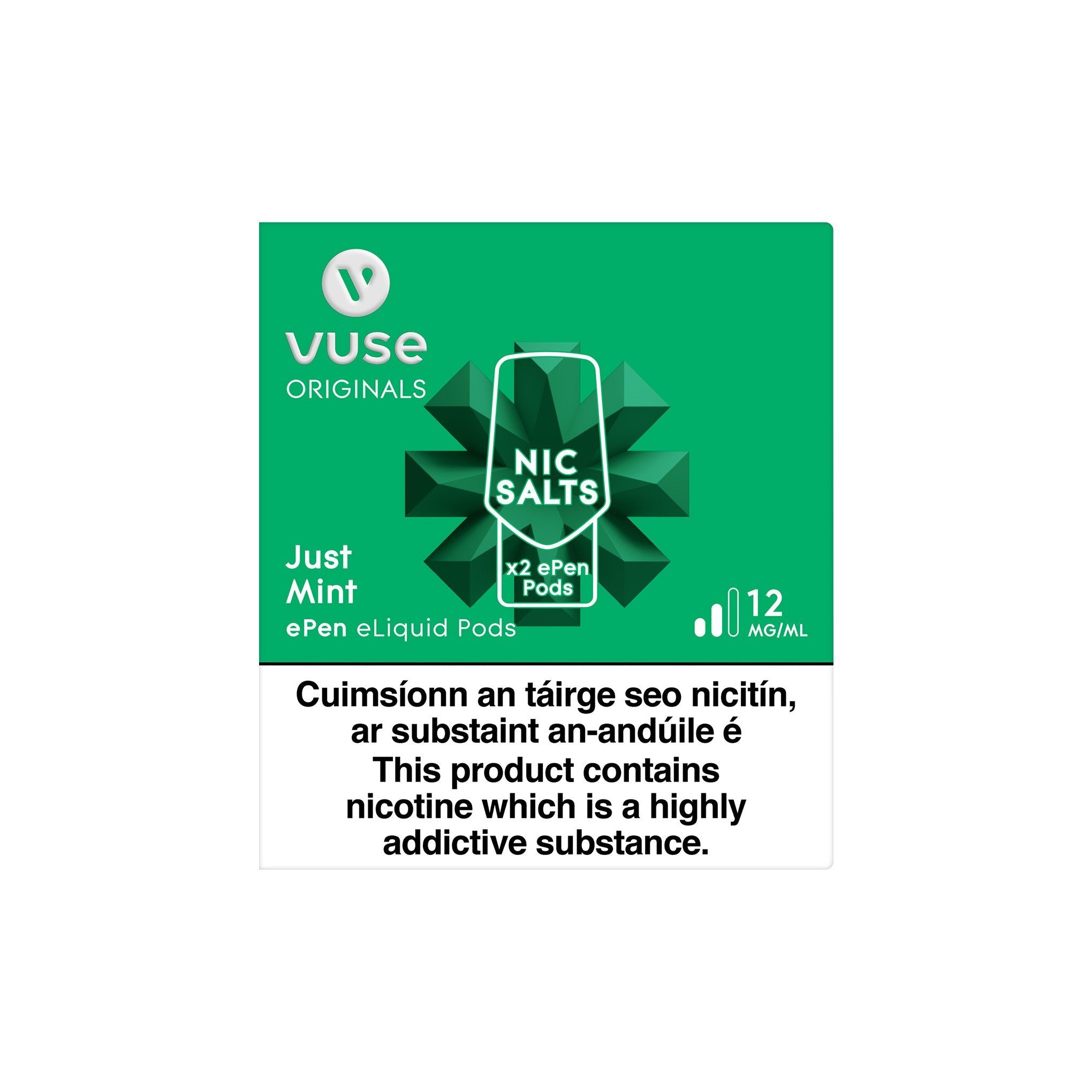 VUSE ePen 3 Cartridges Just Mint 12MG vPro - Medium Nicotine 