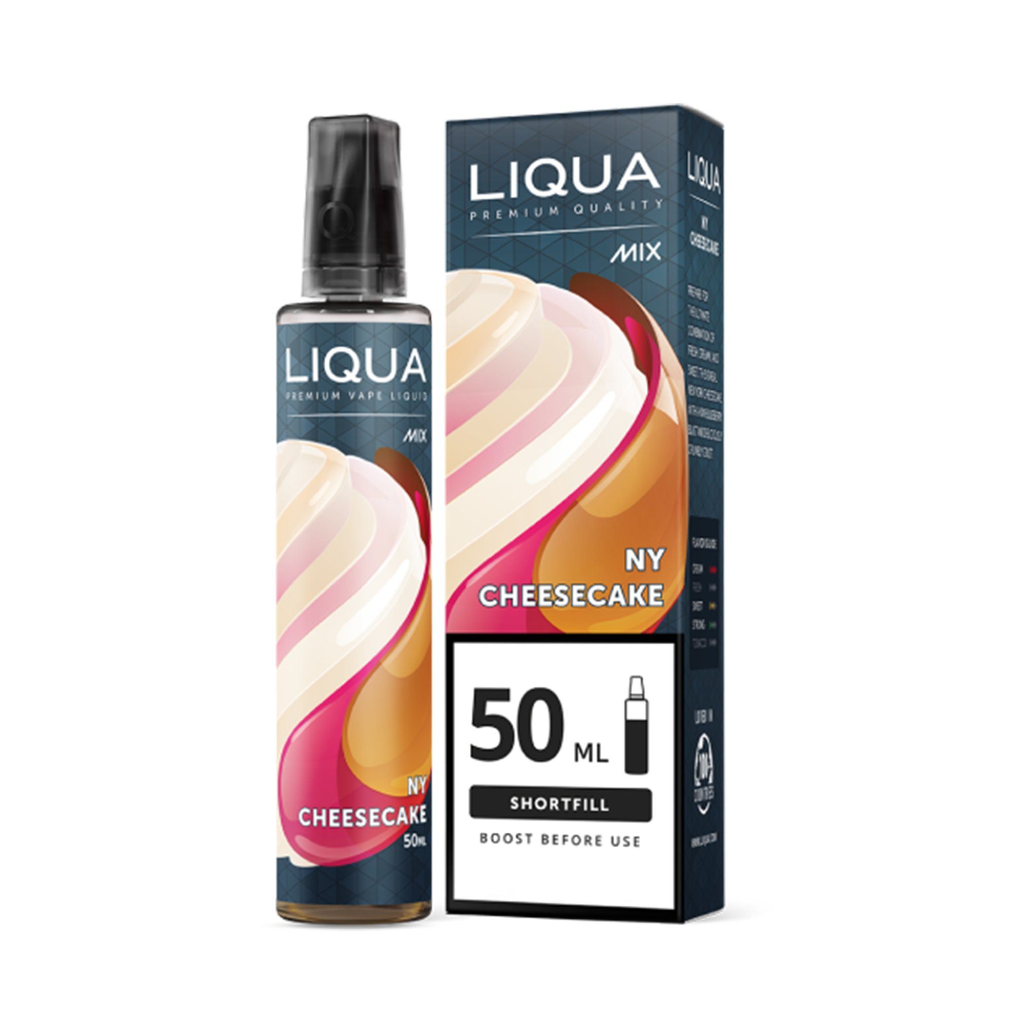 Liqua Mix&Go Short Fill E-Liquid NY Cheesecake