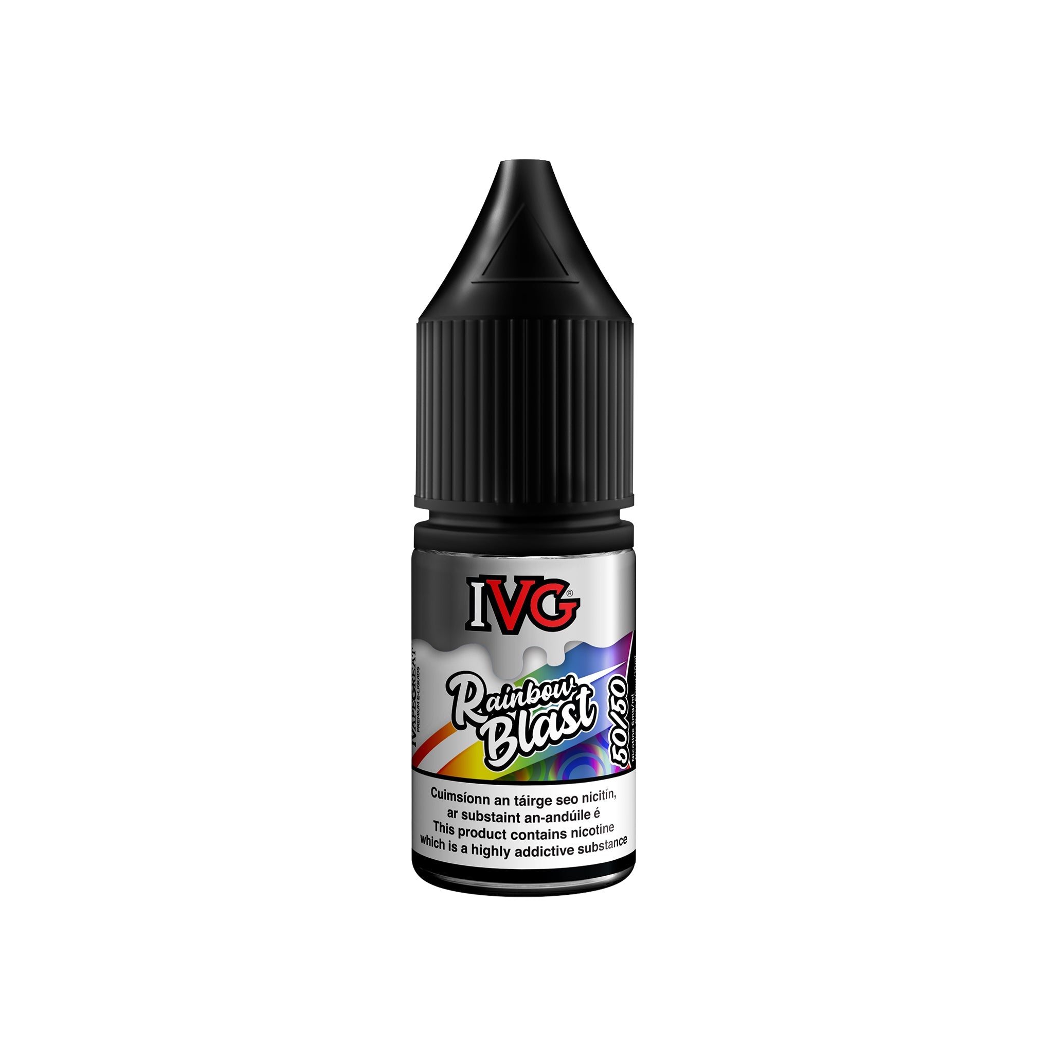 IVG 50/50 Fruit Range E-Liquid Rainbow Blast 3MG - Very Low Nicotine 