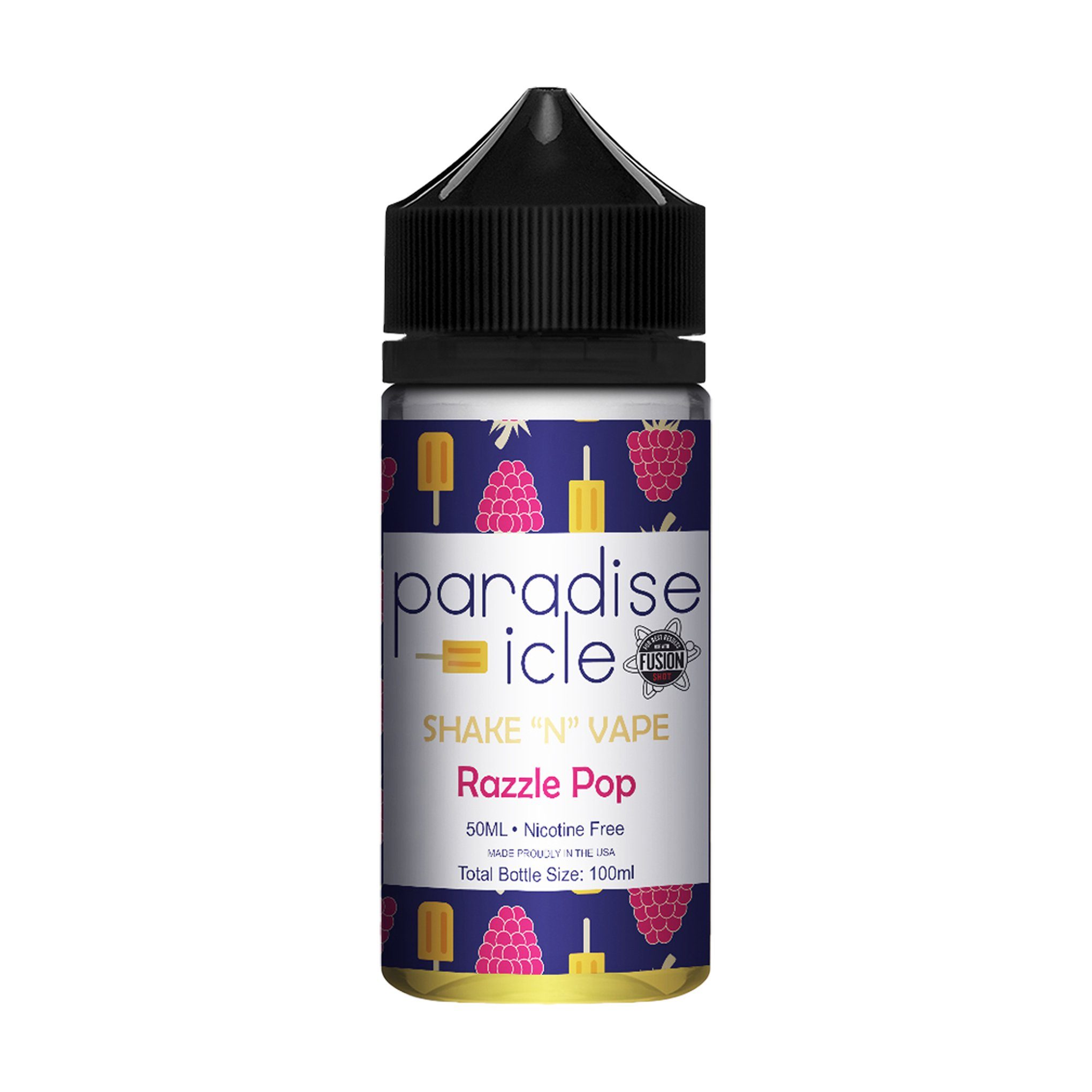 Paradise Icle Short Fill E-Liquid Razzle Pop 