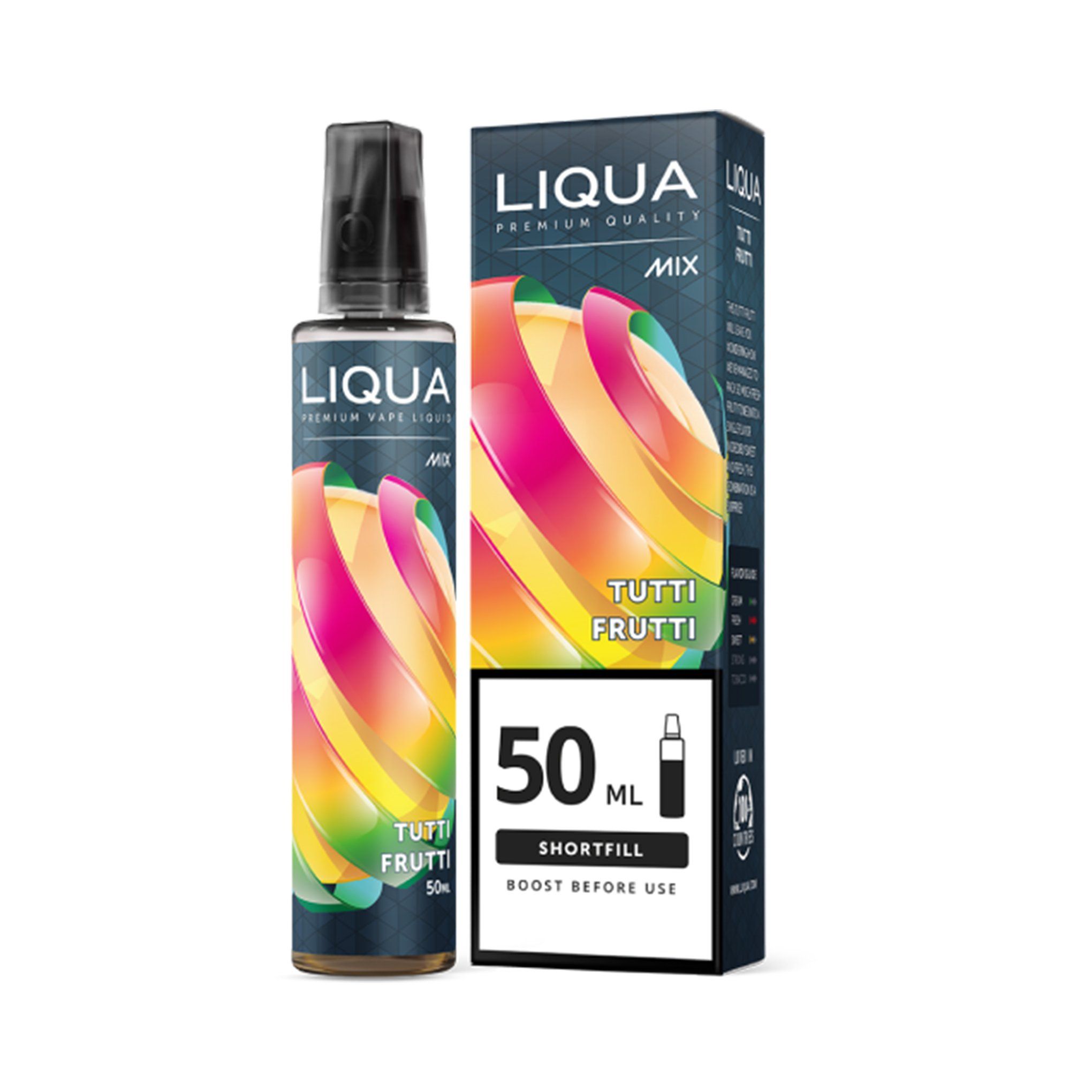 Liqua Mix&Go Short Fill E-Liquid Tutti Frutti