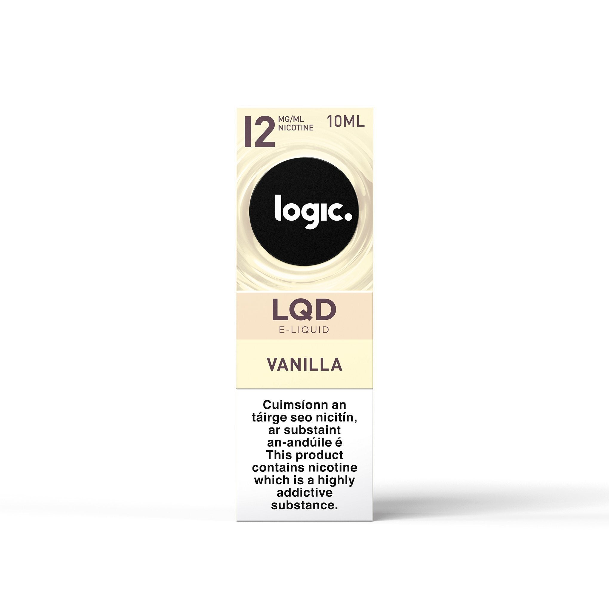 Logic LQD E-Liquid Vanilla 12MG - Medium Nicotine