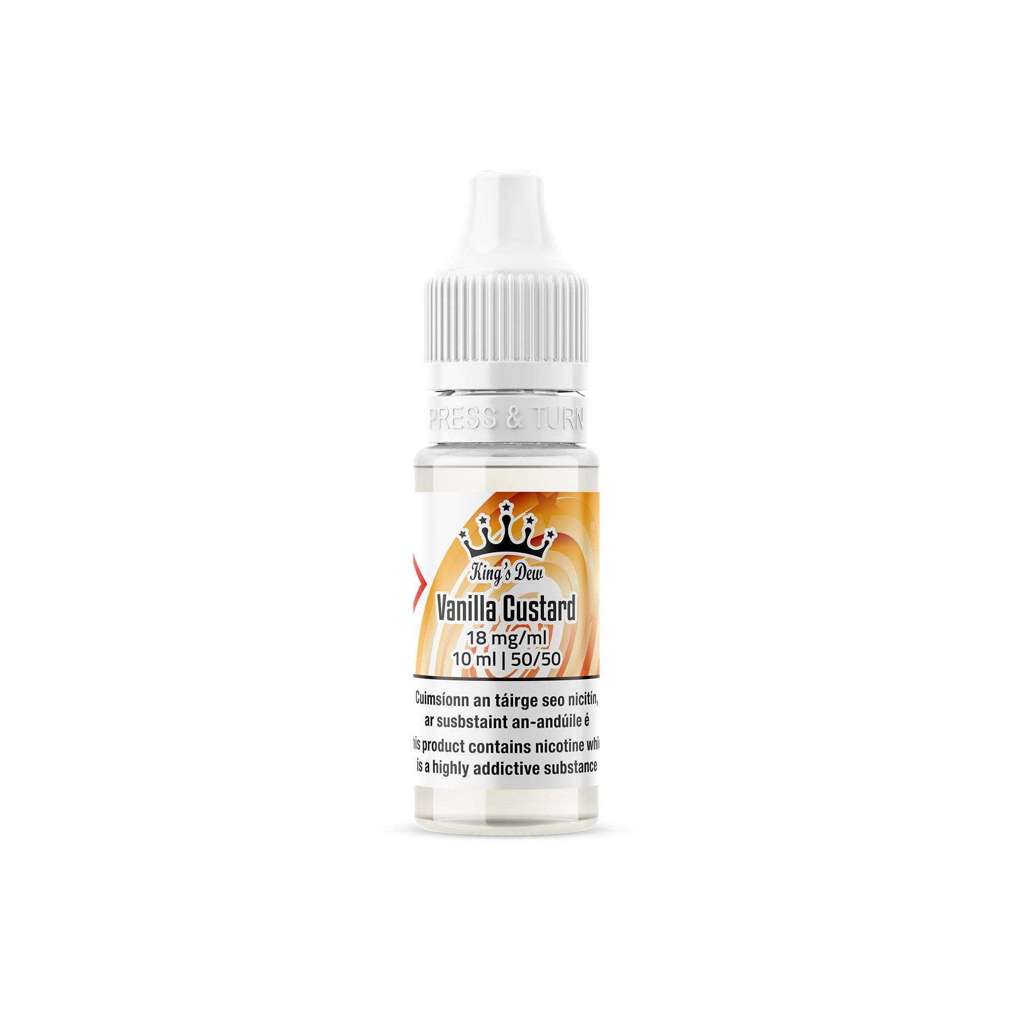 King's Dew E-Liquid Vanilla Custard 18MG - High Nicotine