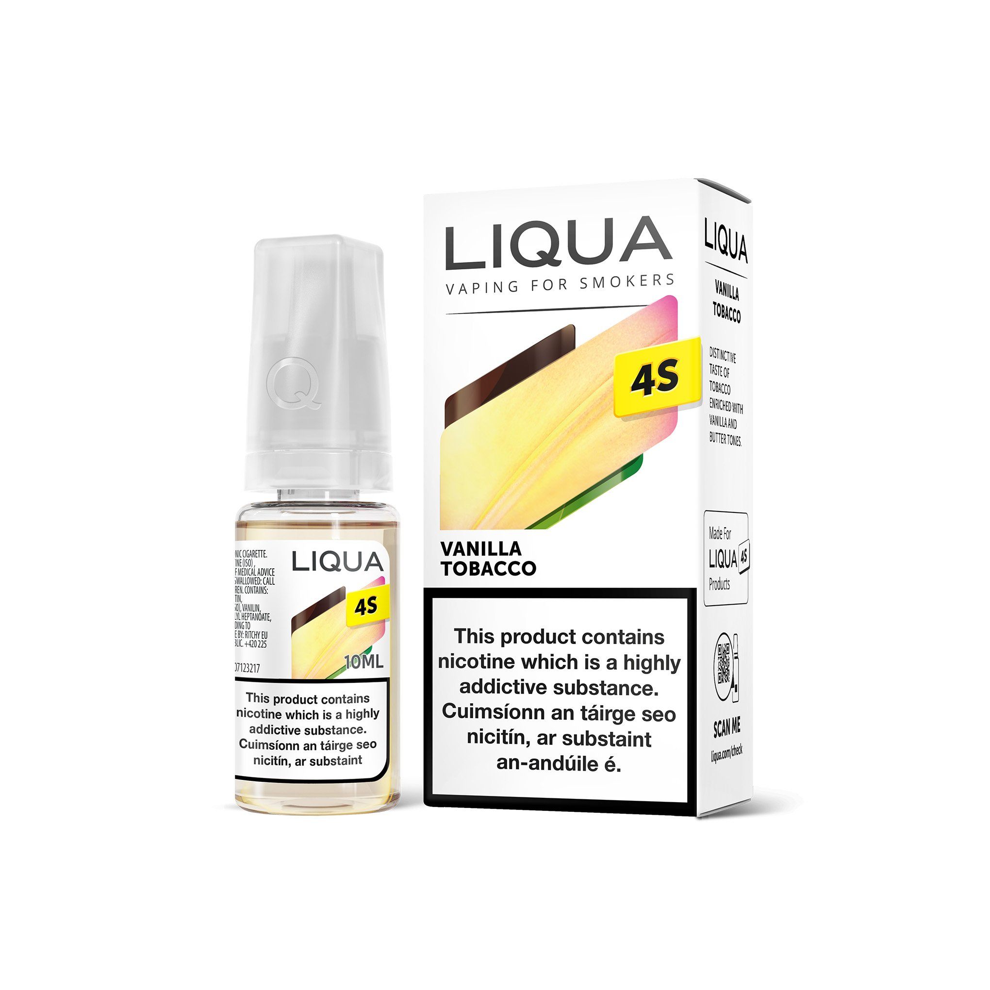 Liqua 4S Series E-Liquid Vanilla Tobacco